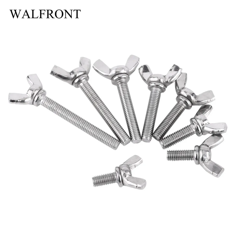 5pcs Wing Head Bolts Screws Set M6 DIN316 Screw 304 Stainless Steel