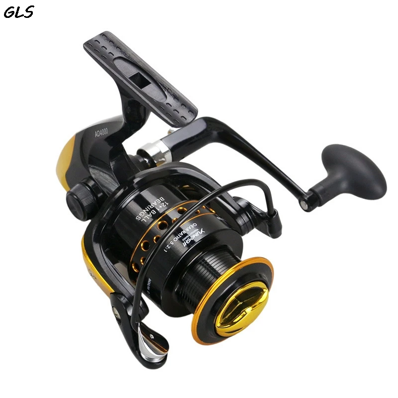 Metal Coil Spinning Fishing Reel 13 Ball Bearing 2000-9000 Series Spinning Reel