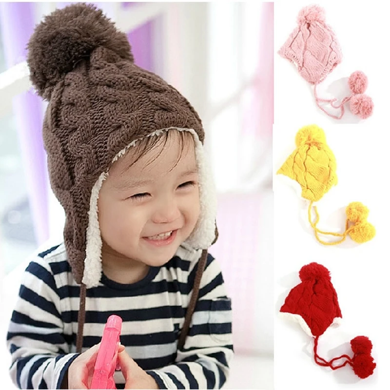Baby Hat Warm Winter Caps For Baby Boys Girls Children Winter Hats