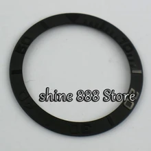 Парнис 38 мм черный керамический ободок вставкой 40 мм случае механические мужские часы C02