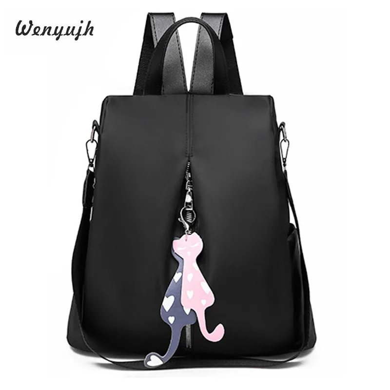 

WENYUJH 2019 NEW Waterproof Backpack Women Bag For Teenage Girls Kids Large Bagpack Female Ladies School Backpack Mochilas