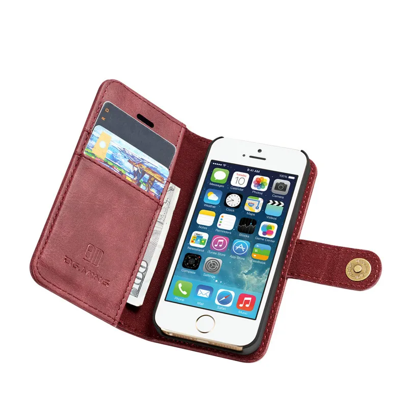For Apple iPhone 5S Case iphone 5 case iphone se Case Leather 360 Silica gel fashion Transparent Ultra thin phone case12