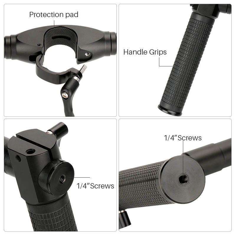 AgimbalGear двойной ручной карданный шарнир аксессуары для Dji Ronin S Расширенная ручка