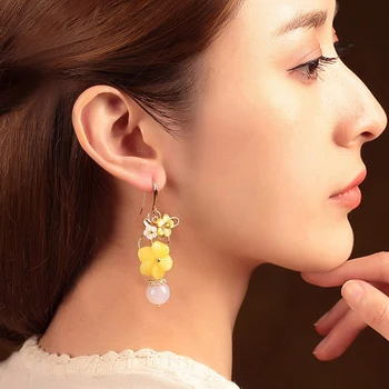 

Vintage Earrings For Women High Quality Handmade Accessories Wedding Jewelry Pendientes Mujer Moda