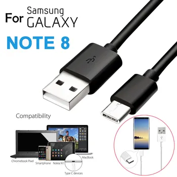 

Type-C 3.1 Data Sync Charge Charing USB Power Cable Cord Charger Cables For Samsung Galaxy Note 8 #H10