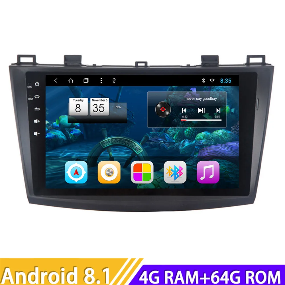 #*Cheap Roadlover Android 8.1 Car Multimedia Player Radio For Mazda 3 Star Cheng 2011 2016 Stereo GPS Navigation Automagnitol MP3 NO DVD