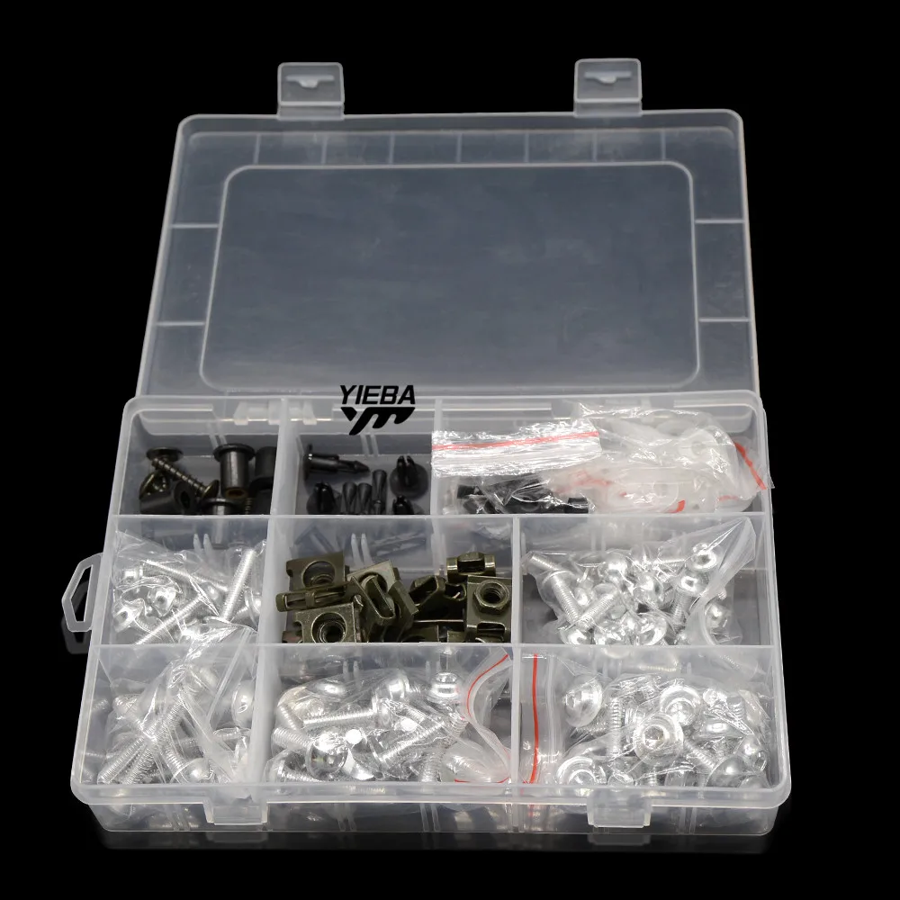 1 Sets Universal Motorcycle Windshield Fairing Bolts Nuts Screws for suzuki HAYABUSA/GSXR1300 GSX1400 GSF650 1200 GSF1250 BANDIT