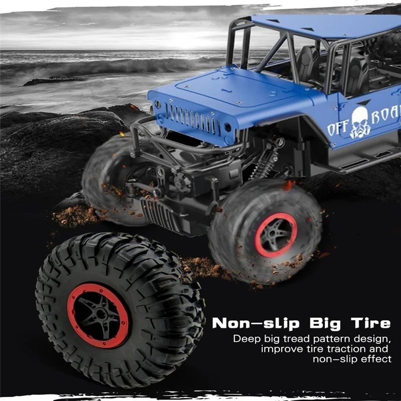 1/18 Rc Car 2.4G Alloy Remote Control Climbing Climber with 4WD Off-road Drift RC Car Toys Kids birthday Gifts 