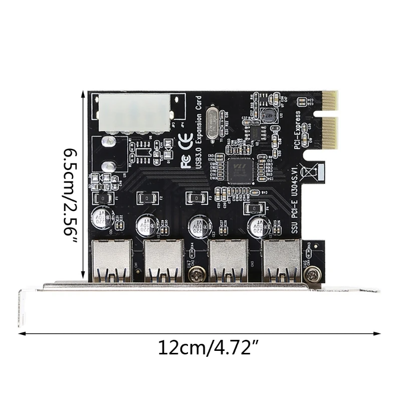 Ootdty 4 Порты и разъёмы pci-e в концентратор USB 3.0 PCI Express карты расширения адаптер 5 Гбит Скорость