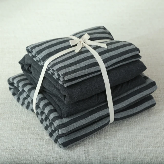 rote herrenschlafzimmer stücke 100 baumwolle jersey strick herren schlafzimmer set elegant schwarz und grau striped bettbezug rote herrenschlafzimmer stücke 100 baumwolle jersey strick herren schlafzimmer set elegant schwarz und grau striped bettbezug