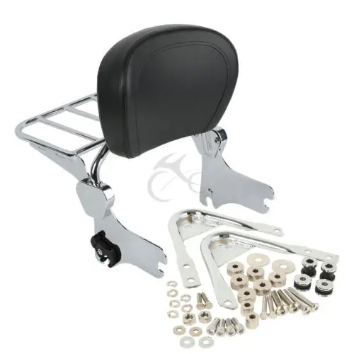 TCMT Motorcycle Backrest Sissy Bar Luggage Rack & Docking Hardware Kit