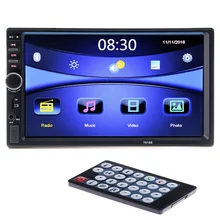 2 DIN Car Radio Player 7’HD Bluetooth Заднего вида Стерео FM MP3 MP5 Мультимедиа Видео Аудио USB AUX Авто Электроника Авторадио 2din