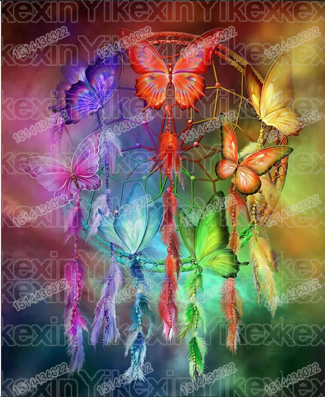 

Full circular Diamond 5D DIY Diamond Painting "butterfly" 3D Embroidery Cross Stitch Mosaic Painting Decor