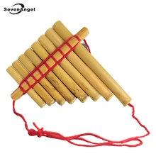 

Children's handmade panflute DIY music toys Arundo donax Reed Bamboo 8 pipes pan flute musical instrument paternity aids xiao