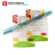 Высококачественная матовая полупрозрачная Просвечивающая визитные карточки, ПВХ