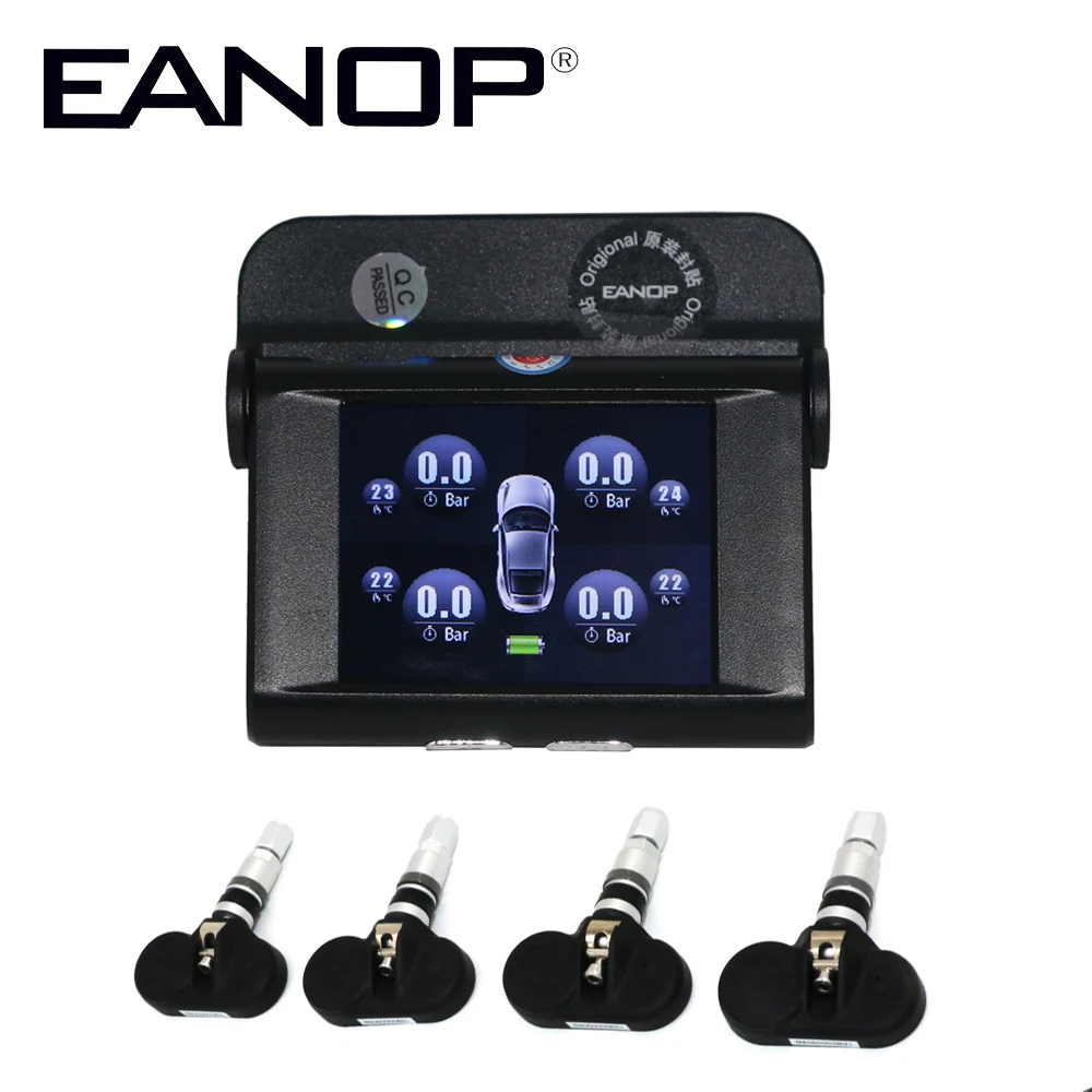 

EANOP S368 TPMS Type Pressure Monitoring System Car Pressure security Alarm Internal & External Sensors Max 7.0 bar