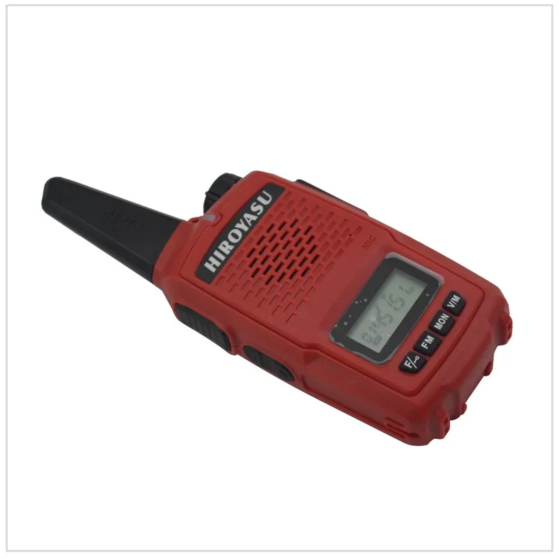 Мини walkie Talkie hiroyasu Q1626 UHF 400-470 мГц 16 Каналы Портативный двусторонней радиосвязи (Цвет красный)