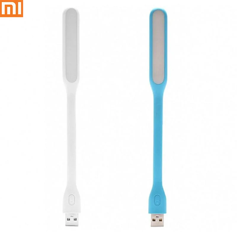 Xiaomi Mijia USB светодиодный светильник с переключателем 5 уровней яркости USB для банка питания/comupter портативный сияющий светодиодный светильник