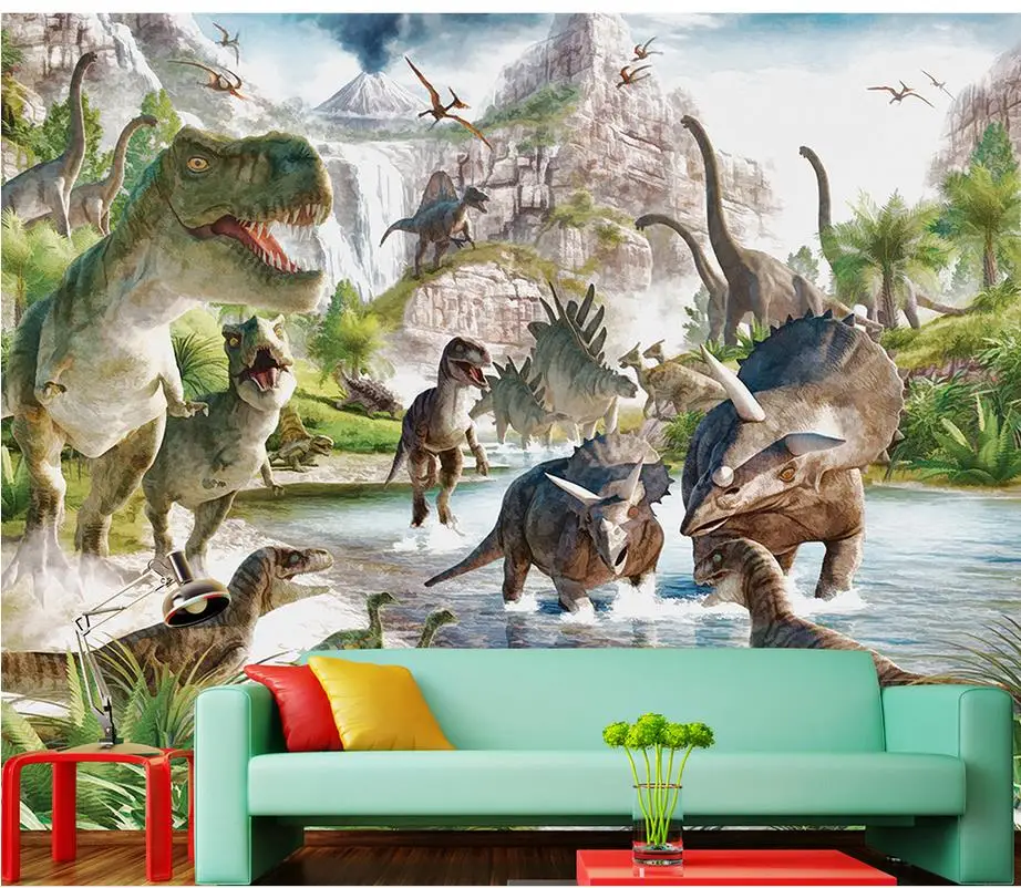 Online Get Cheap Dinosaurs Wall Mural -Aliexpress.com ...