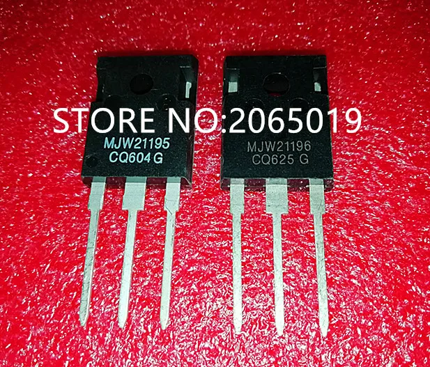 

1PAIR/2PCS MJW21195 MJW21196 MJW21195G MJW21196G TO-247 Power amplifier for tube IC