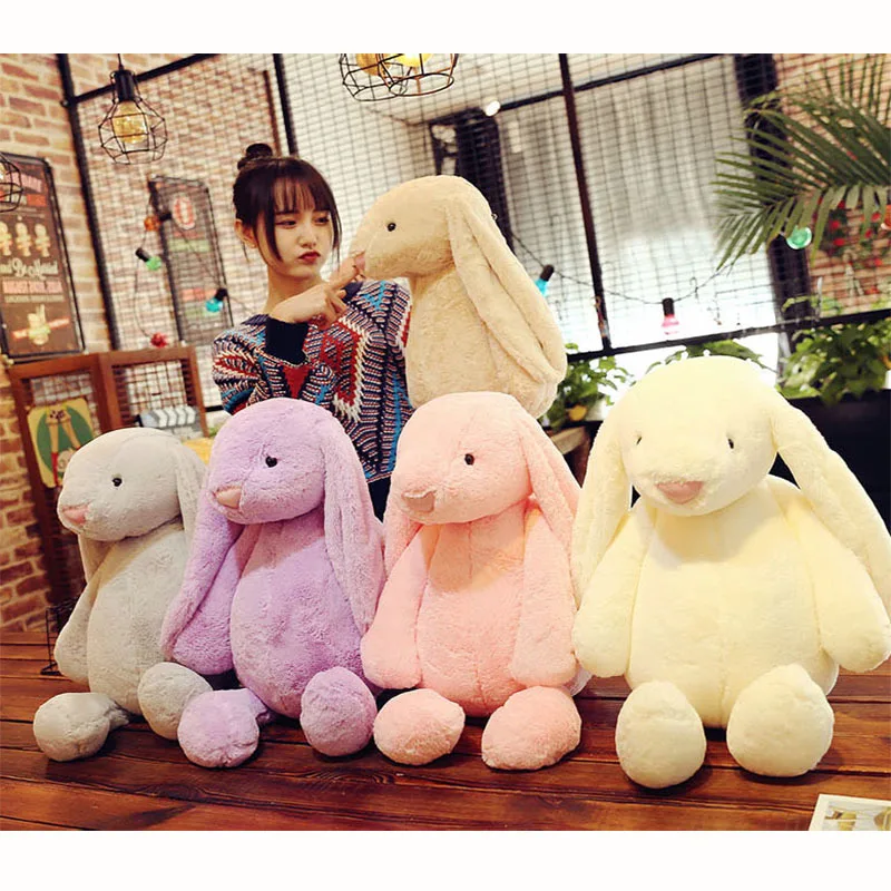 

Cute British Rabbit Plush Toy Baby Kids Animal Rabbit Sleeping Comfort Sleep Doll Appease Baby Plush Toys