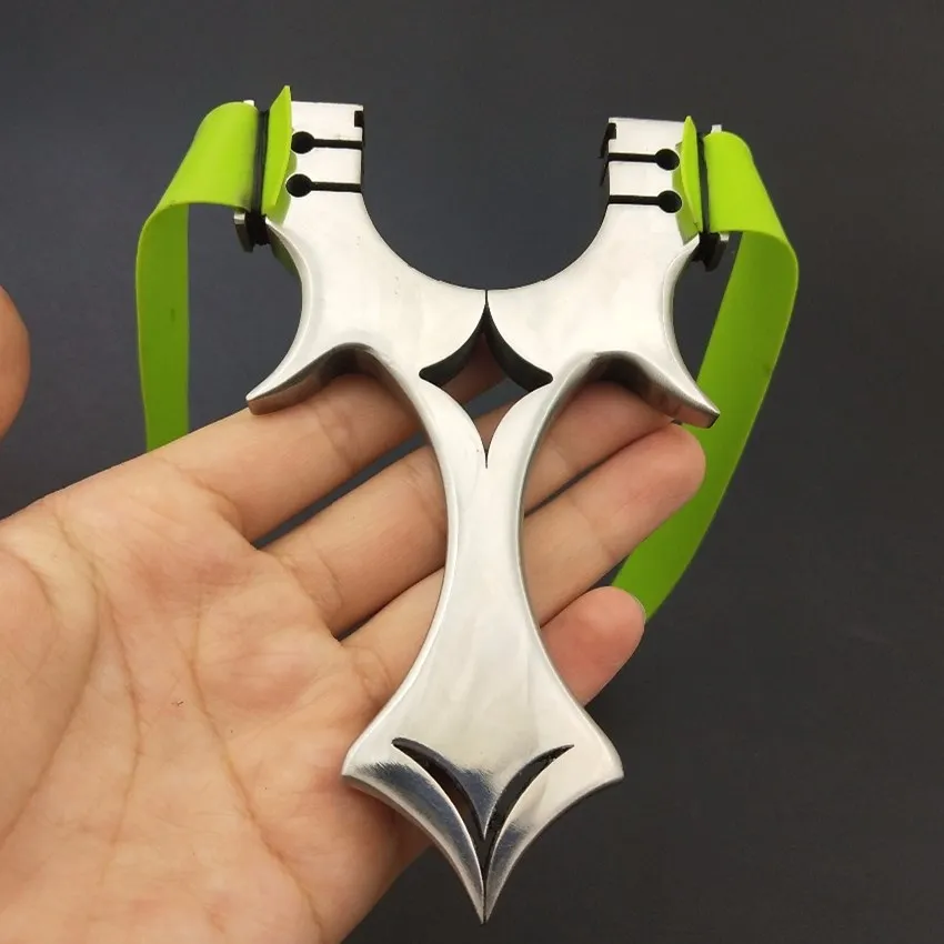 

Powerful Thunderstorm Stainless Steel Slingshot Catapult Hunter Wrist Support Sling Shot Outdoor Hunting