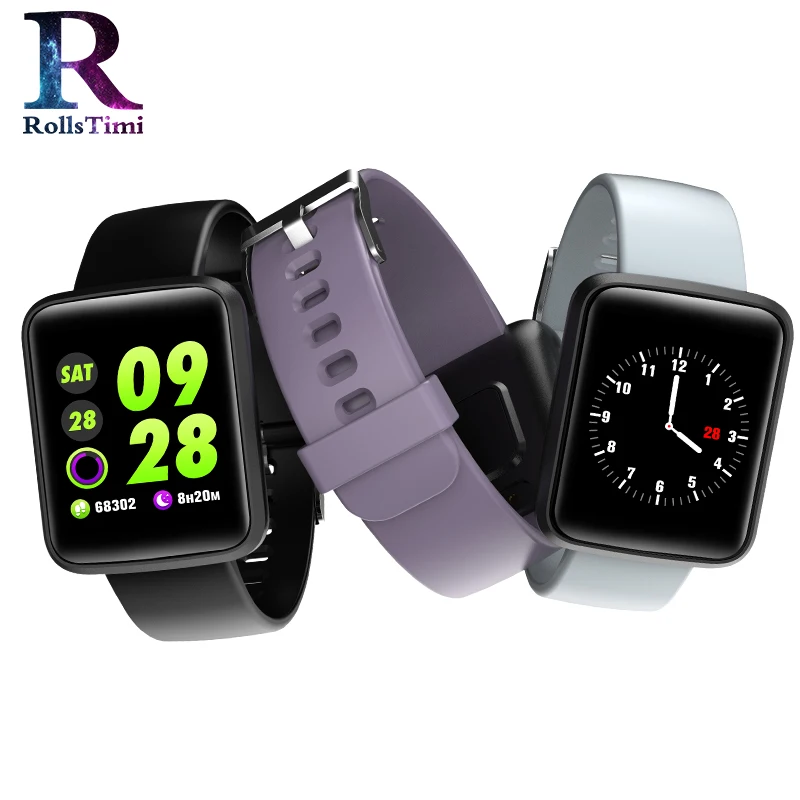 

Smart Watch NFC Door Card Blood Pressure Heart Rate Monitor Sports Waterproof Tracker Men's Smart Watch for Android and IOS