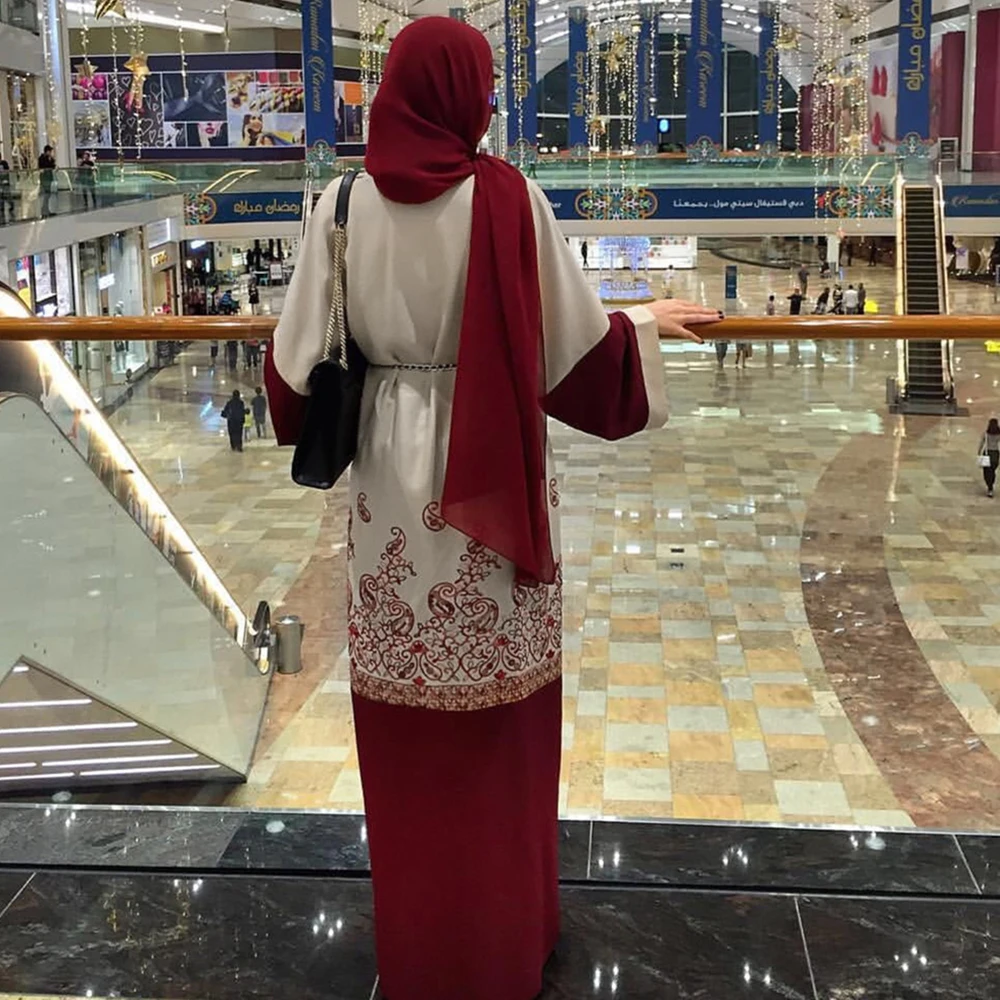 Abaya Дубай Турция мусульманский хиджаб платье 2020 модное открытое кимоно с