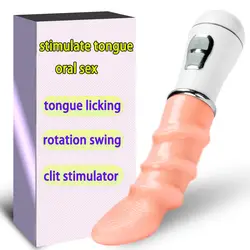Мягкий силиконовый вибратор секс-игрушки для женщин g-spot клитор стимулятор лизать Волшебная палочка массажер вибраторы для женщин