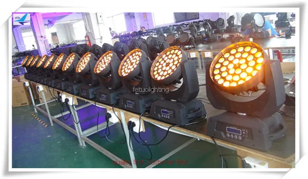 

A- 10/set 100% high quality Touch Screen 36x18w uv rgbwa led moving head wash+zoom effect