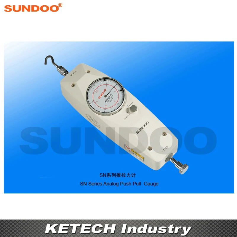 

Sundoo SN-100 100N Analog Force Gauge ,Analog Push Pull Tester ,Pointer Force Measuring Instruments