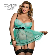 Сексуальное экзотическое прозрачное ночное белье Comeonlover, сексуальная одежда в горошек на косточках, фартук, сексуальное женское белье размера плюс, RI80198