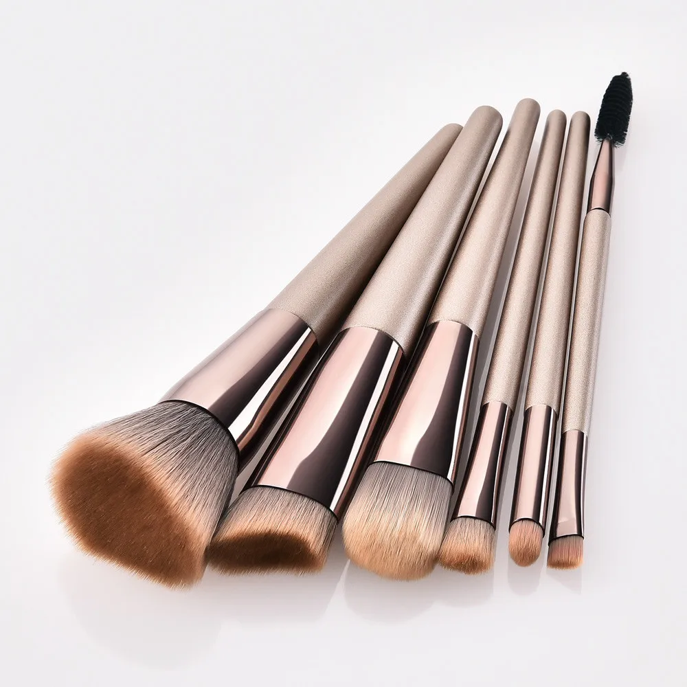 Gujhui Профессиональный Роскошные Pincel де maquillaje 6 шт. макияж расчёски для волос набор