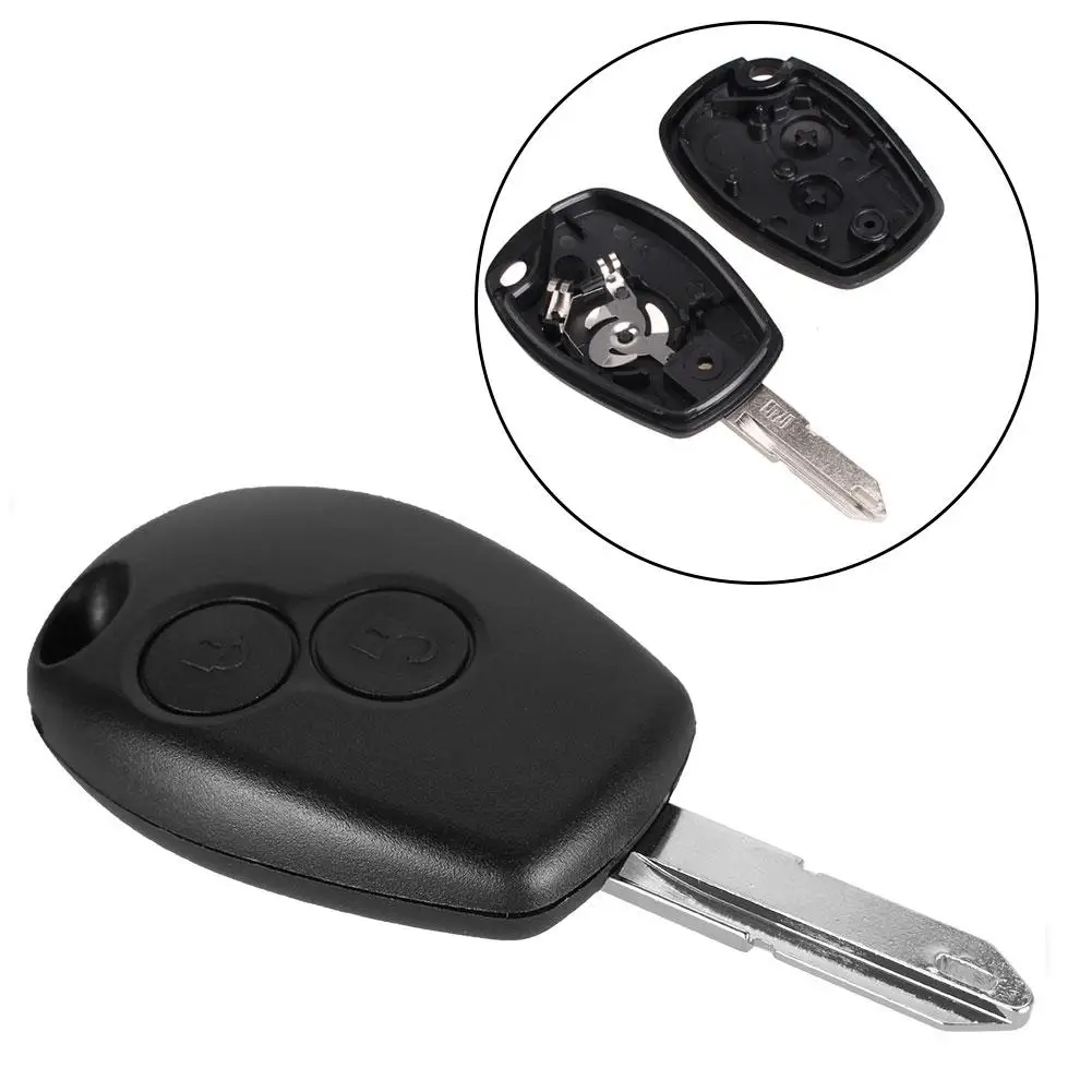

2 Button Car Remote Key Fob Cover Case for Renault Duster Logan Fluence Clio