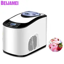 BEIJAMEI 1.5L домашняя автоматическая мини-машина для мороженого, бытовая интеллектуальная машина для мороженого на продажу