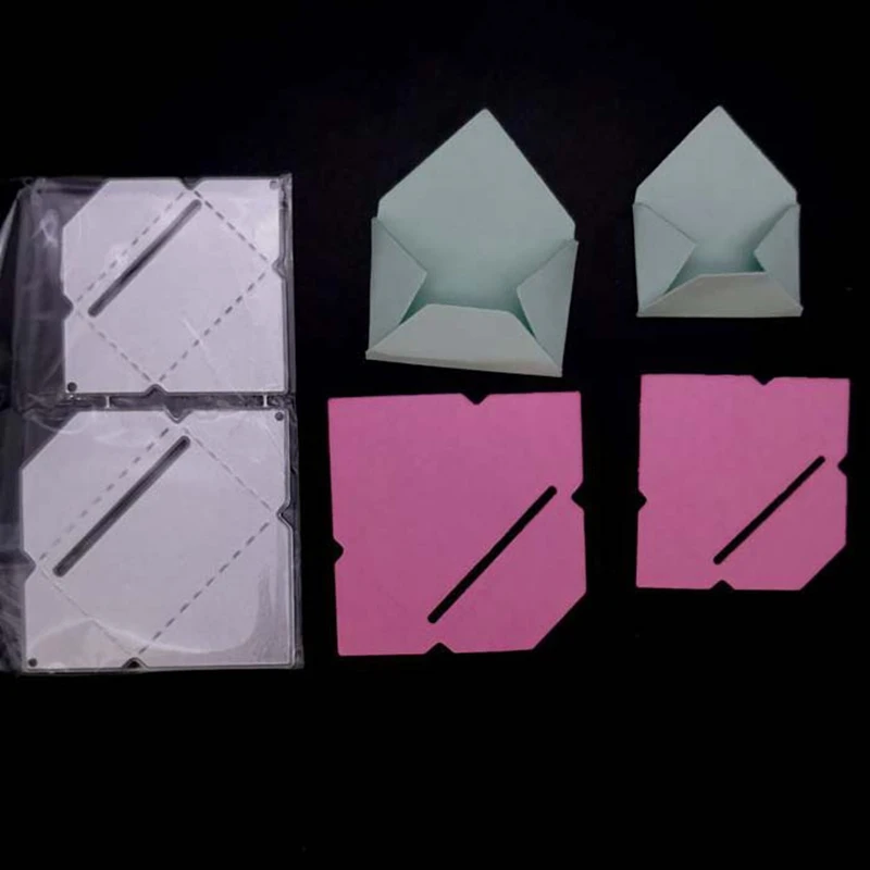 Тиснение из углеродной стали Diy шаблон конверта нож высечки 2019 металлические