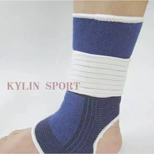 Новинка, спортивные носки до лодыжки, фирменный дизайн, растягивающиеся, поддержка лодыжки, трикотажные, в синюю и белую полоску, спортивная одежда