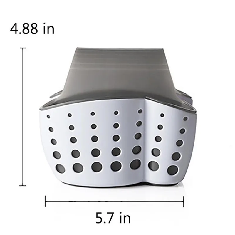 New Creative New Sponge Holder Sink Caddy Soap Holder For Kitchen Plastic Storage Baskets Wear-resistant hot Easy to Use C0302  05