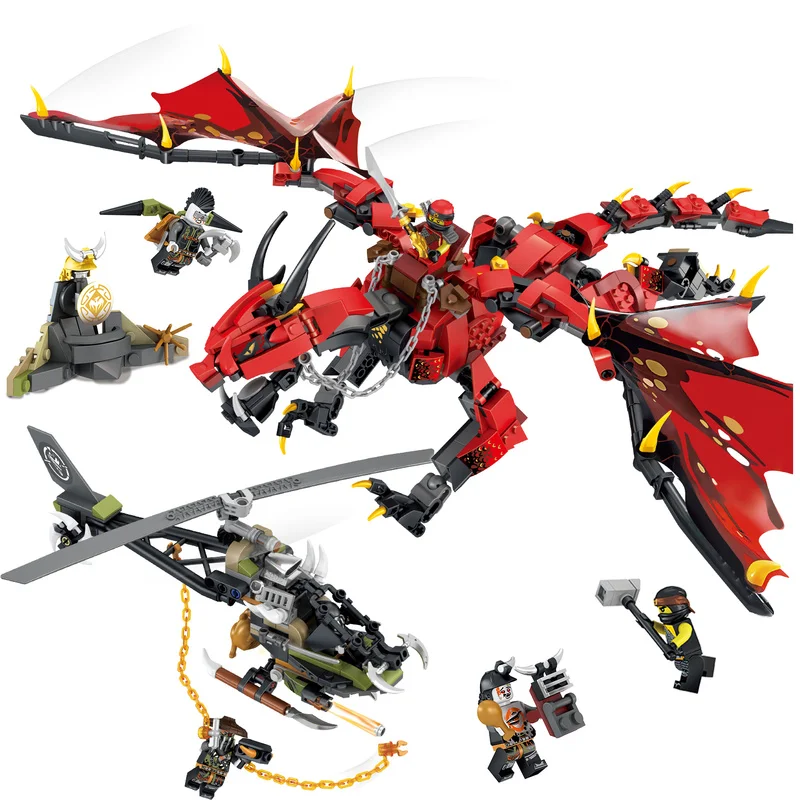 

930pcs Ninjagoes Masters of Spinjitzu Firstbourne Compatible Legoings 70653 Building Blocks Bricks Ninja Figures Model Toys Gift