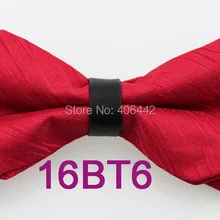 YIBEI coahella галстуки мужские смокинг красная бабочка взрослые однотонная бабочка человек алмаз кожа Пикер полосы регулируемый галстук-бабочка