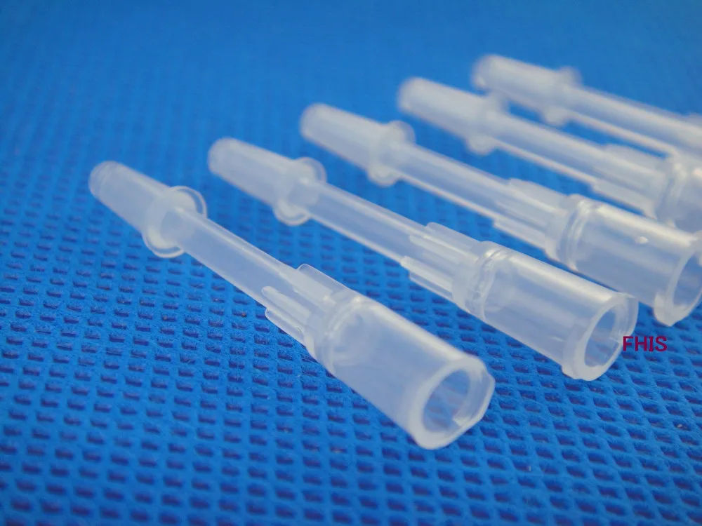 Buy Plastic tips w / cap syringe dispensing tip cones