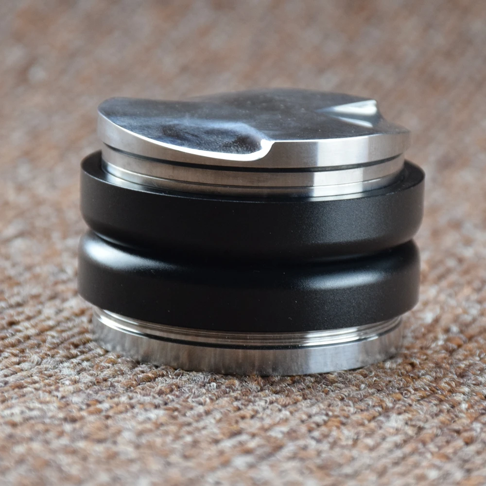 Ecocoffee New Arrival 2 in 1 Espresso Tamper 58MM Coffee Distributor Stainless Espresso Maker Adjus