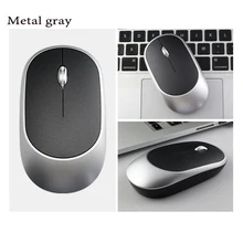 Беспроводная Бесшумная эргономичная мышь компьютерная из алюминиевого сплава роликовая Mause перезаряжаемая Встроенная батарея 400 мАч USB мышь для ПК ноутбука