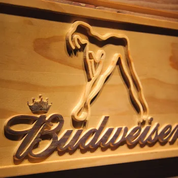 

Budweiser Exotic Dancer Stripper Bar 3D Wooden Sign