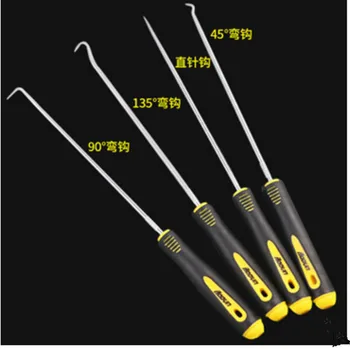 

4pcs Lengthened Truck Car Seal Puller Remover Hook Pick O Sealing Ring Puller Tool Set