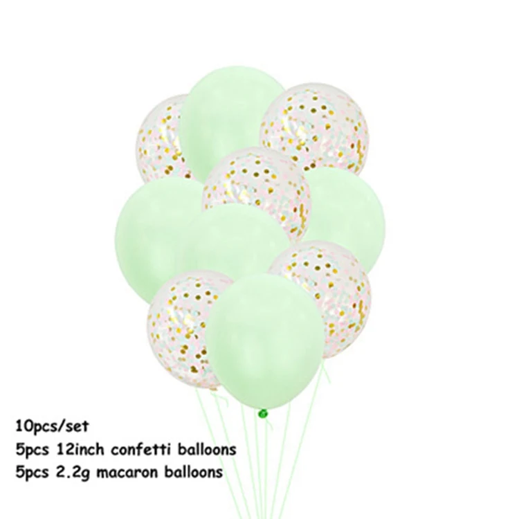 LAPHIL 10 шт. Макарон шаров из латекса воздушный шар «С Днем Рождения» красочный воздушный шар "Конфетти" Babyshower сувениры свадебное мероприятие вечерние поставки - Цвет: 6