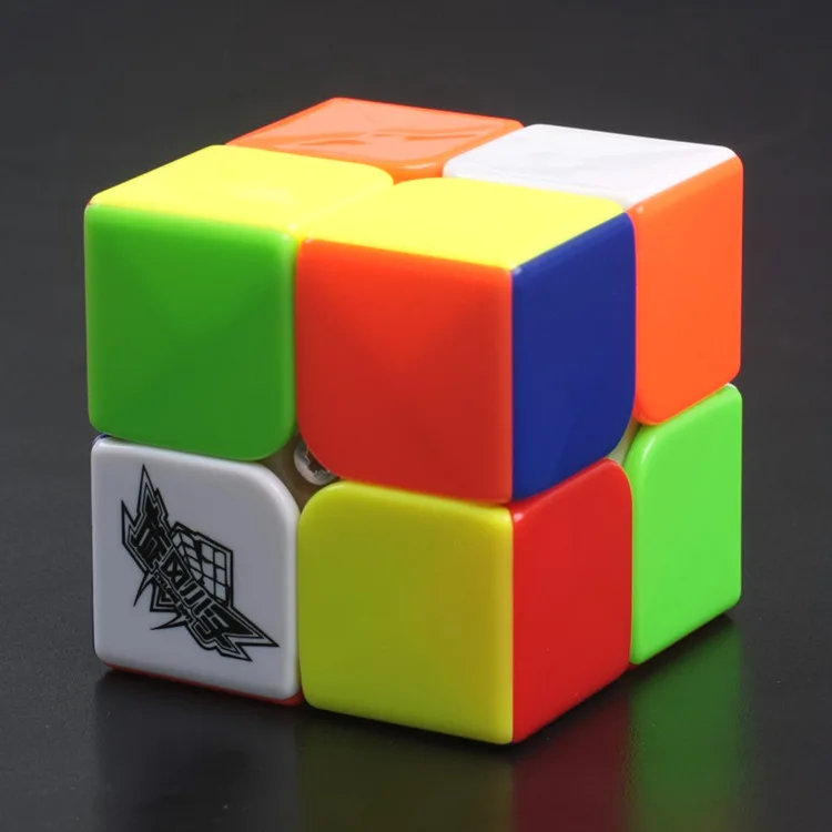 Cyclone Boys магический куб 2x2x2 Stickerless Cubo speed Cube 2x2 Пазлы игрушечные кубики для детей 50 мм