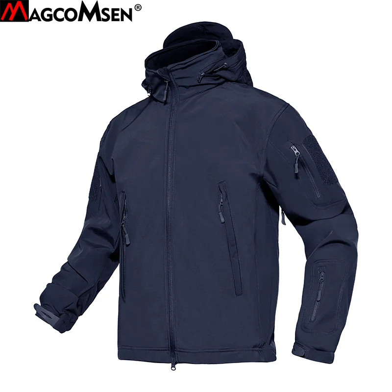 MAGCOMSEN Softshell Jackets Men Military Army Tactical Jacket Windproof ...