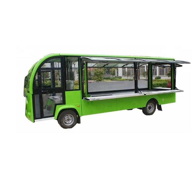 

Customized electric mobile food trucks hot sale mobile food cart food truck trailer with high power electric truck for sale