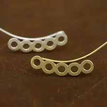 925 стерлингового серебра простые матовые круги пузыри альпинистские серьги-перевертыши золотые серьги Модные для женщин ювелирные круги